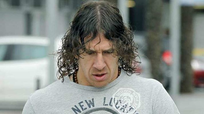 Telediario 1 - Puyol desmiente su salida del Barça