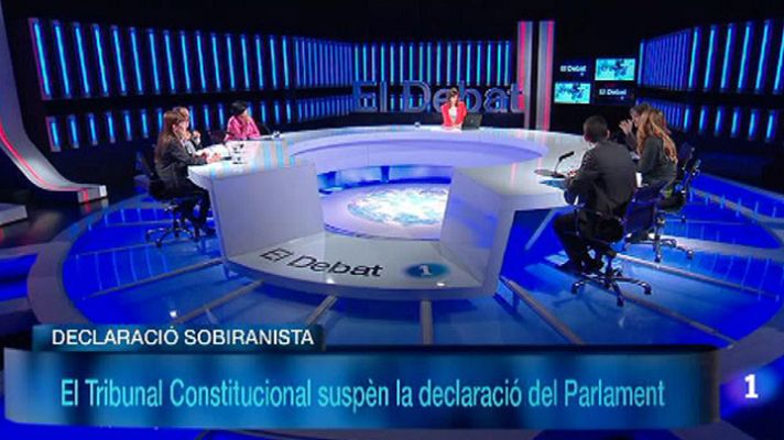 El debat de La 1 - El Debat de La 1 -  Debat: El TC declara iconstitucional la declaració sobiranista