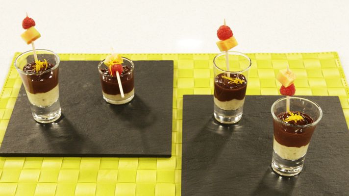 RTVE Cocina - Vasito de crema de chocolate y crem