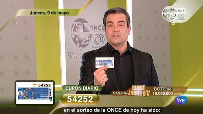 Sorteos ONCE - Sorteo ONCE - 09/05/13