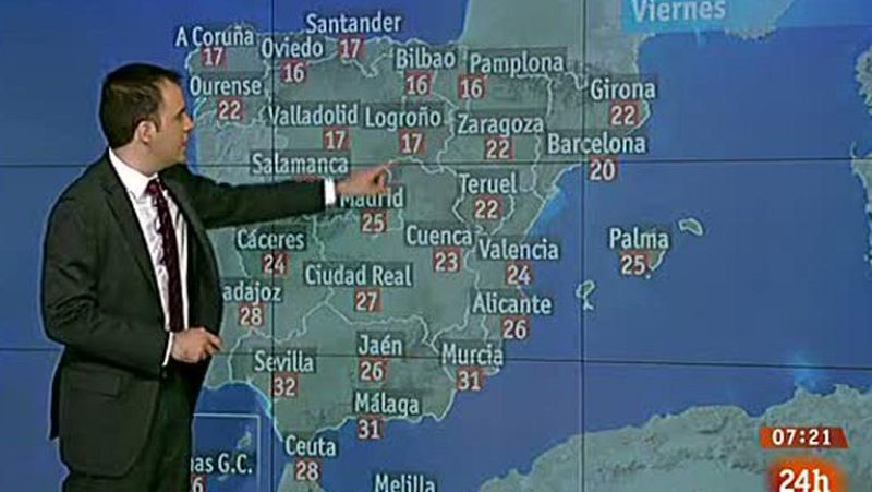 Lluvias en el norte y el Mediterráneo - El tiempo | Ver