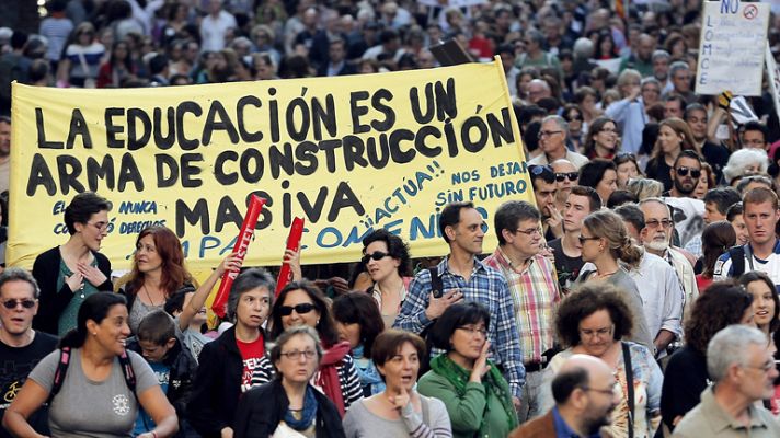 La mañana - Protestas por reformas educación