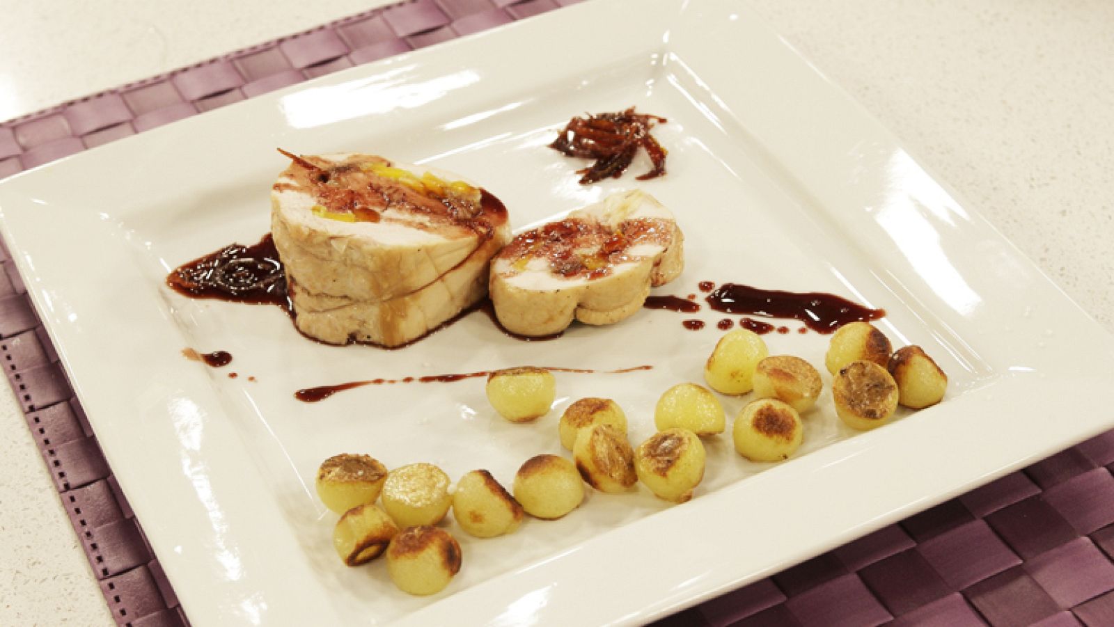 Saber cocinar - Pavo relleno de calabaza y dátiles