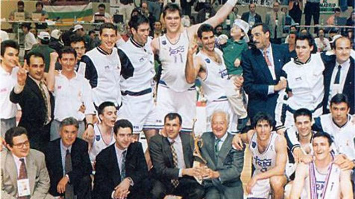 Baloncesto en RTVE - La última final de Euroliga que disputó y ganó el Real Madrid en 1995