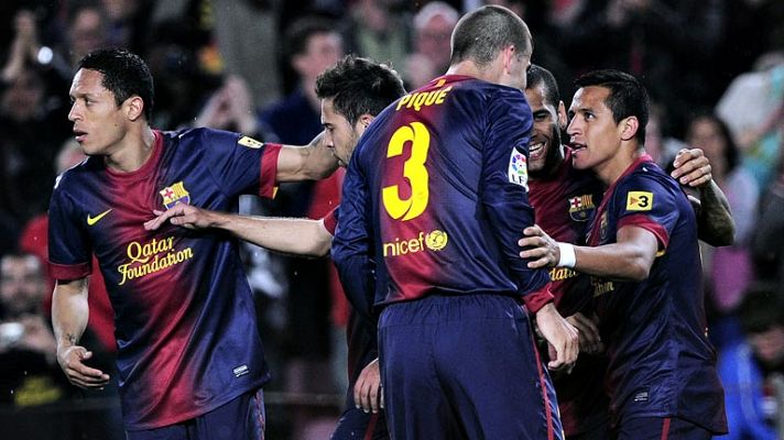 Telediario 1 - El Barça, líder de principio a fin