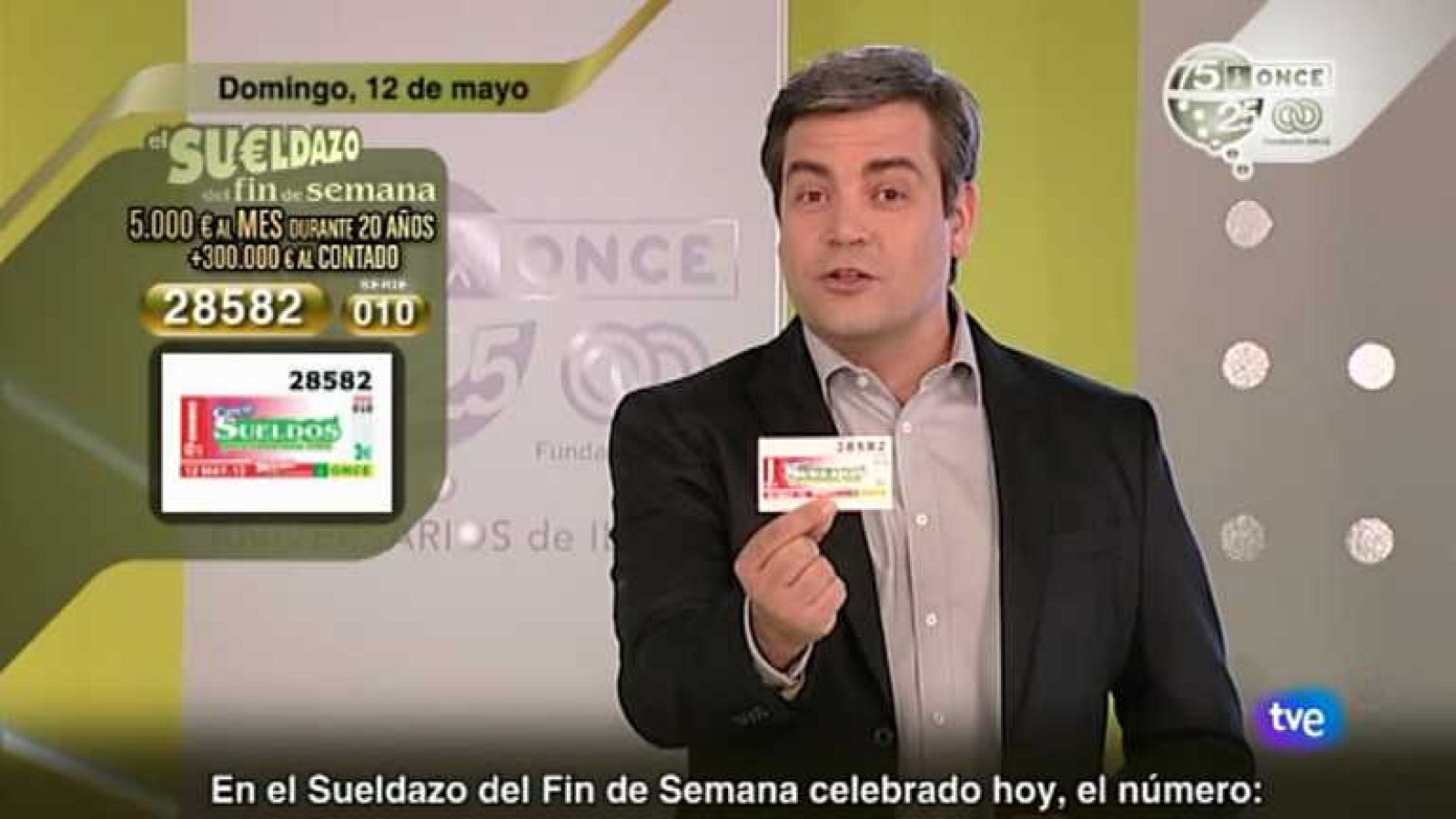 Sorteo ONCE - 12/05/13 - Ver ahora