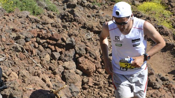 Telediario 1 - Kilian Jornet gana el transvolcánico de La Palma