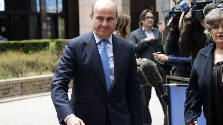Telediario 1 - De Guindos reitera la oposición de España a que los depósitos paguen los rescates bancarios