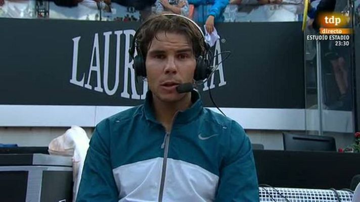  - Nadal: "El primer set he empezado parado"