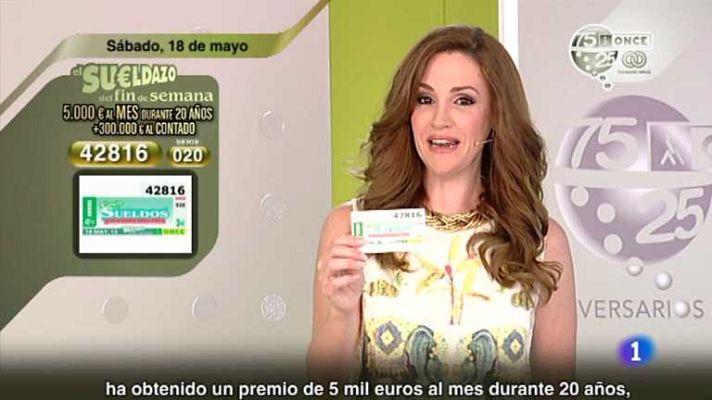 Sorteos ONCE - Sorteo ONCE - 18/05/13