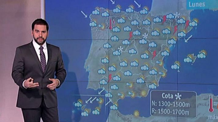 El tiempo - Continúan las lluvias en el norte y el oeste