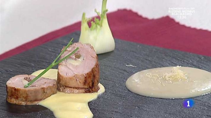 Cocina con Sergio - Solomillo asado con espuma patata