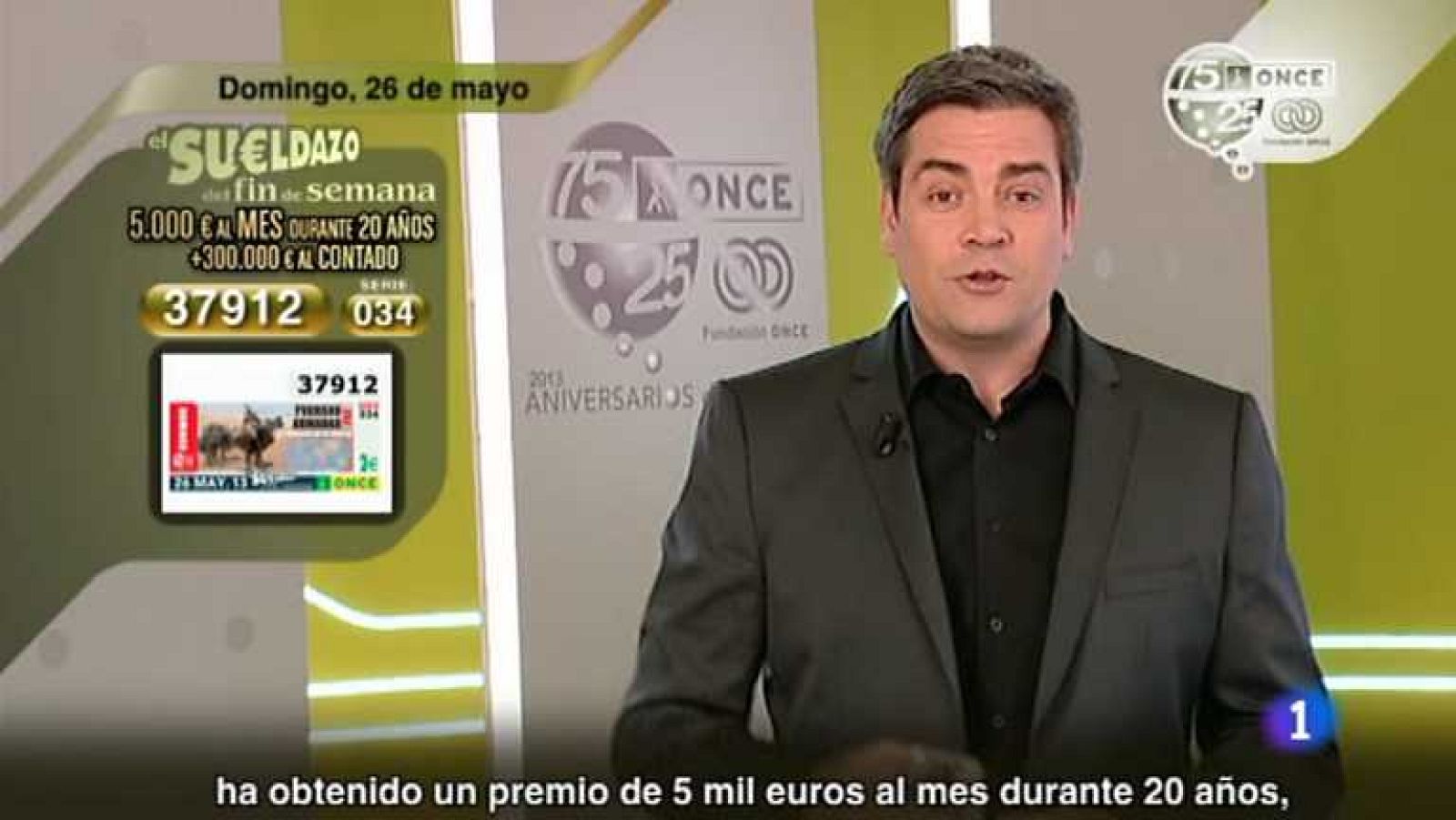 Sorteo ONCE - 26/05/13 - Ver ahora