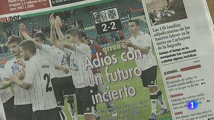 Telediario 1 - Cierra el periódico salmantino "El Adelanto" tras 130 años de historia