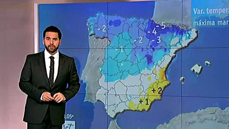Intervalos de viento fuerte en el litoral cantábrico y Alborán - El tiempo | Ver