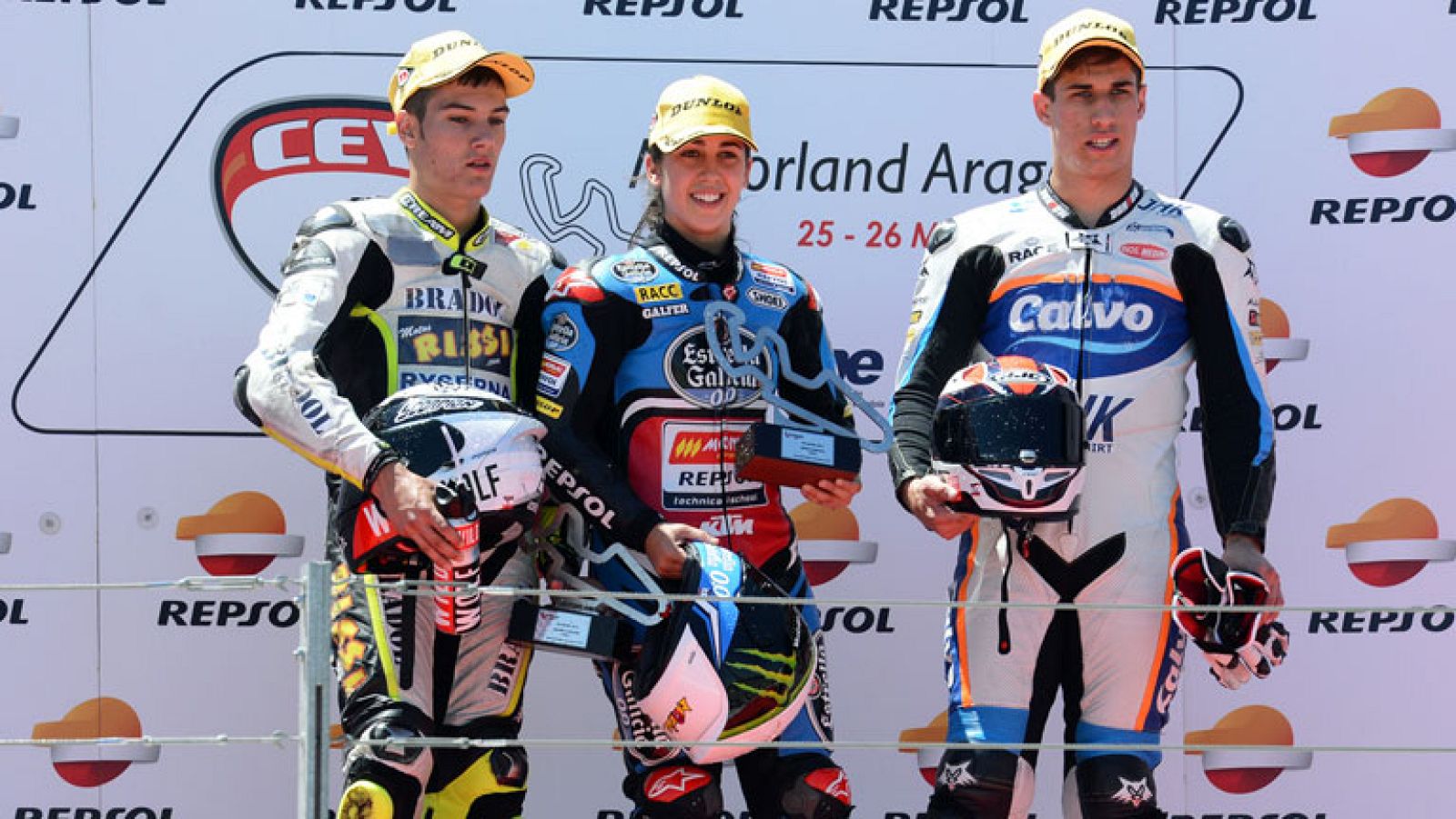 María Herrera, primera mujer en ganar una carrera del Campeonato de España de Motociclismo