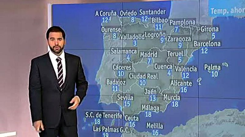 Vientos fuertes y lluvias en el Cantábrico y Pirineo - El tiempo | Ver