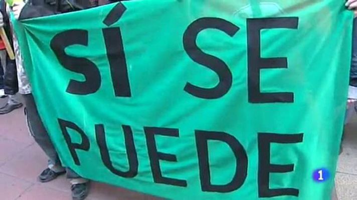 Telediario 1 - El origen del cántico de moda en el fútbol: "¡Si se puede!"