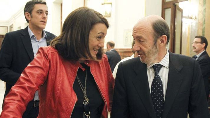 Telediario 1 - Rubalcaba pide un pacto político