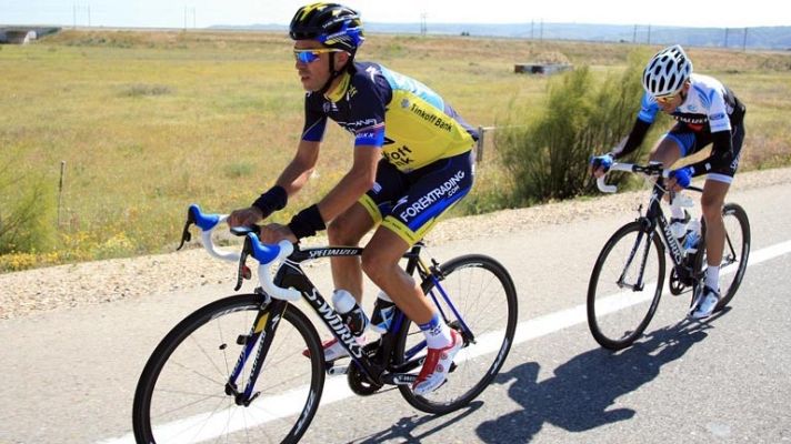 Telediario 1 - Contador prepara la Dauphiné con vistas al Tour