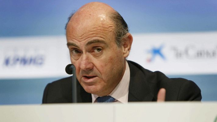 Telediario 1 - Luis de Guindos: "El Gobierno es independiente del Banco de España"