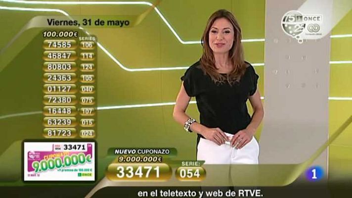 Sorteos ONCE - Sorteo ONCE - 31/05/13