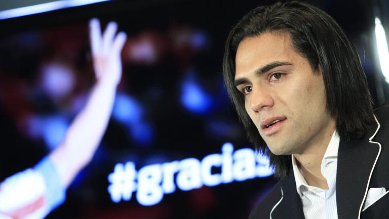 Falcao se despide del Atlético entre lágrimas
