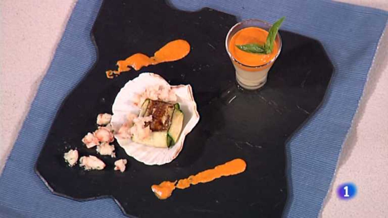 Cocina con Sergio - Raviolis de vieiras y chupito de crema de patatas