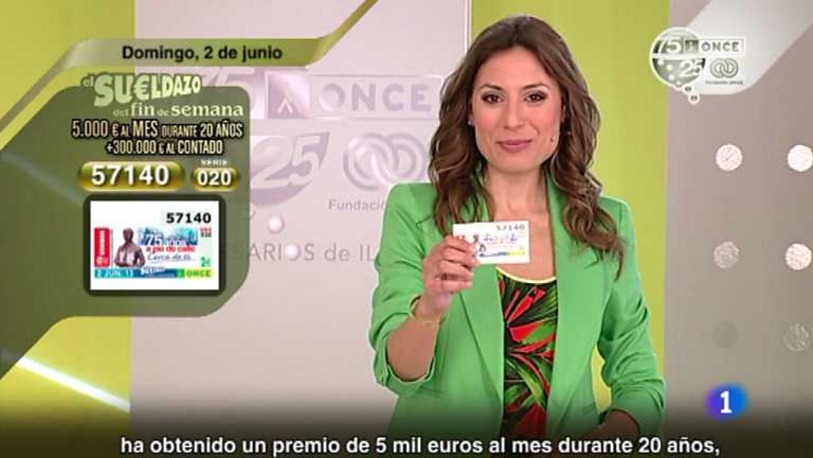 Sorteo ONCE - 02/06/13  - Ver ahora