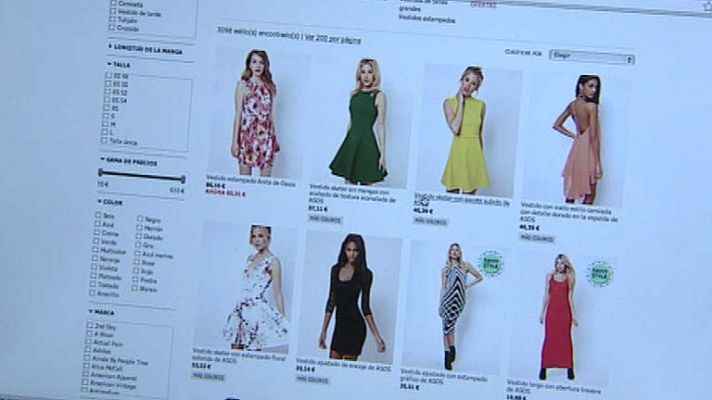 Telediario 1 - Crecen las compras por internet
