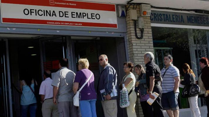 Telediario 1 - Reducción de parados