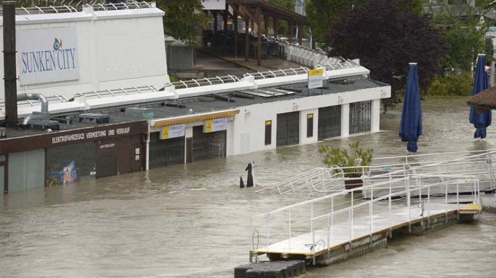 Telediario 1 - Inundaciones en Centroeuropa