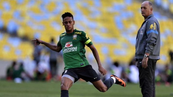 Telediario 1 - Neymar vuelve a estar a la órdenes de Scolari