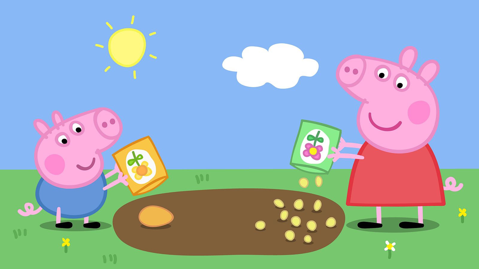 Peppa Pig - El jardín de peppa y george - RTVE.es - Peppa Pig | Ver