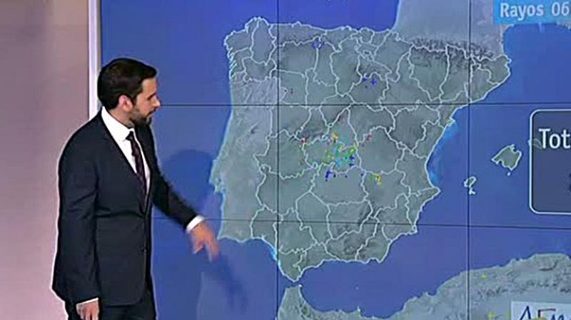 Quince provincias de la mitad norte peninsular están hoy en alerta por lluvias y tormentas - El tiempo | Ver