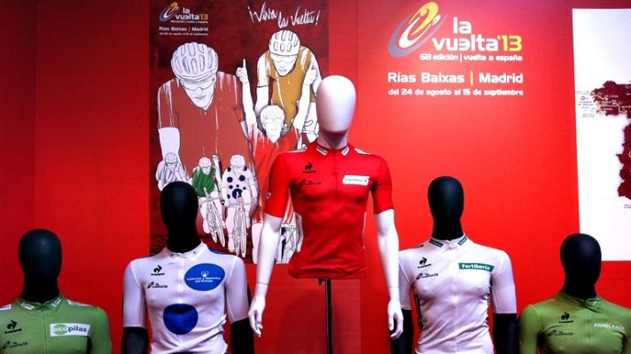Telediario 1 - Así es el nuevo maillot rojo de la Vuelta 2013