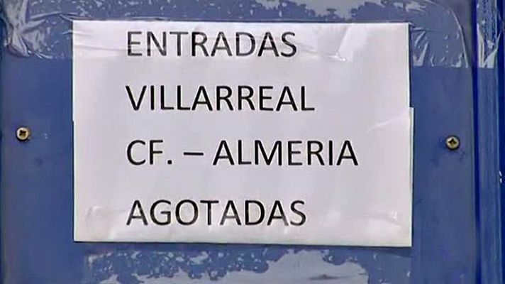 Telediario 1 - Villarreal - Almería, en juego el ascenso a Primera