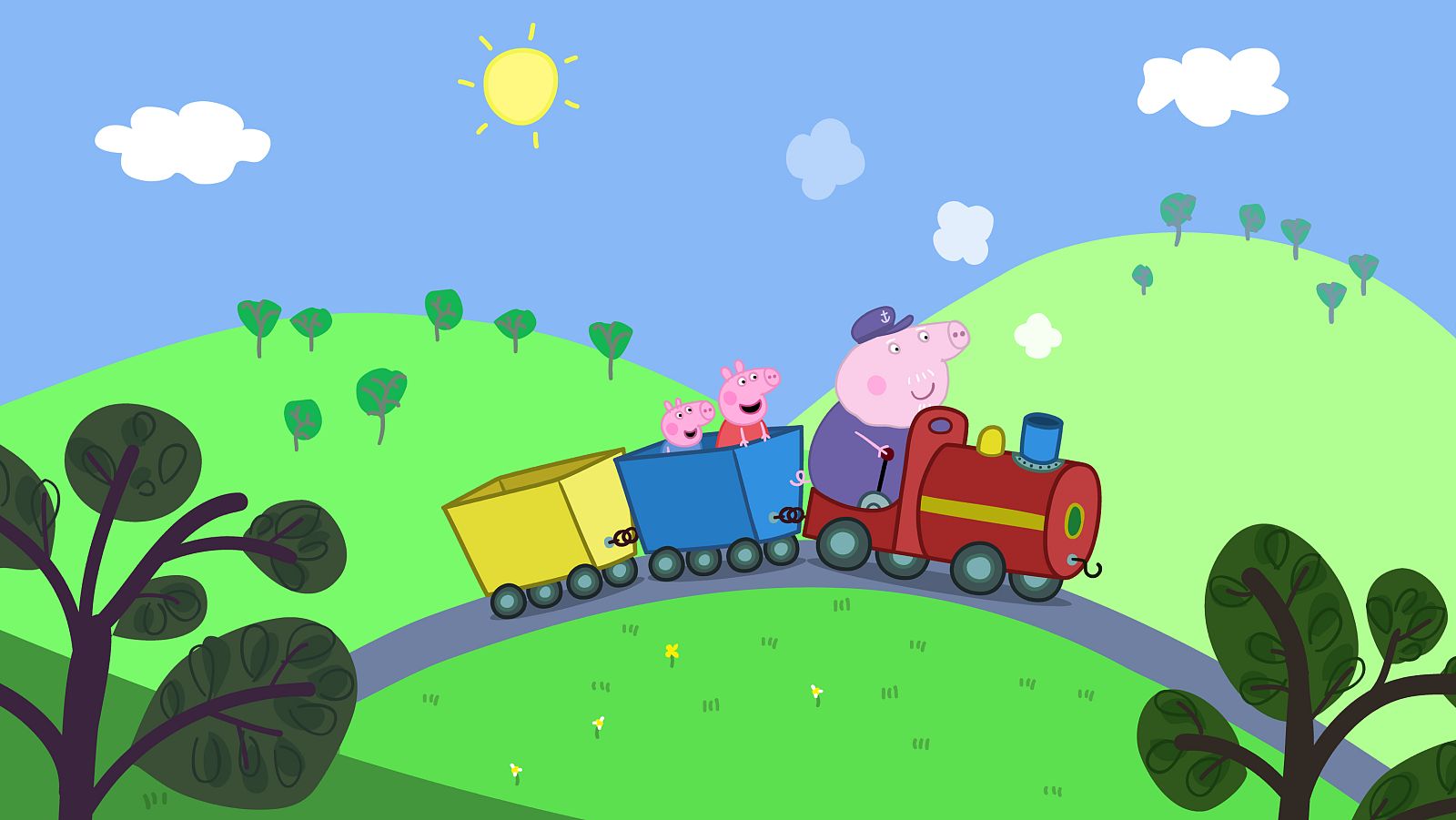 Peppa Pig - El tren del abuelo pig al rescate - RTVE.es - Peppa Pig | Ver
