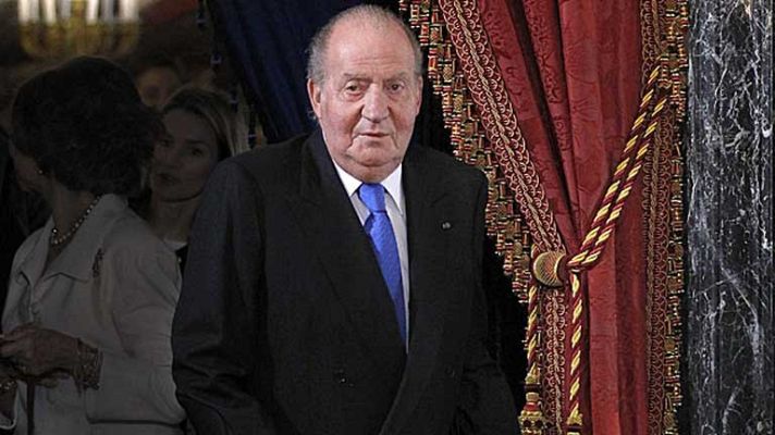 Telediario 1 - La recuperación del rey