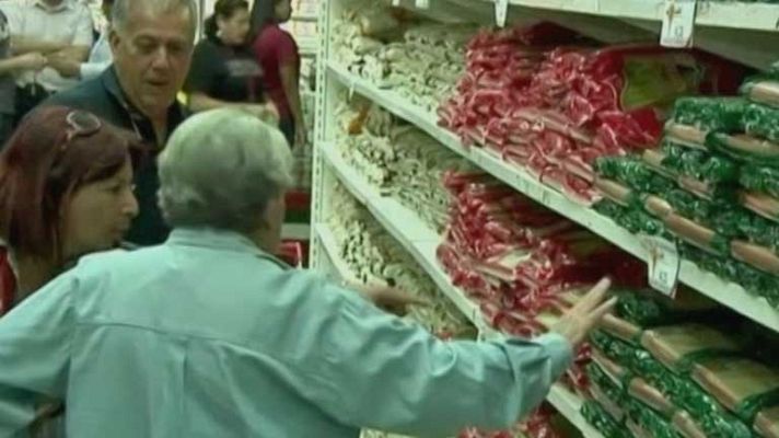 Telediario 1 - Falta de alimentos en Venezuela
