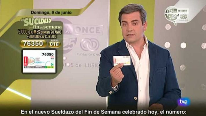 Sorteos ONCE - Sorteo ONCE - 09/06/13