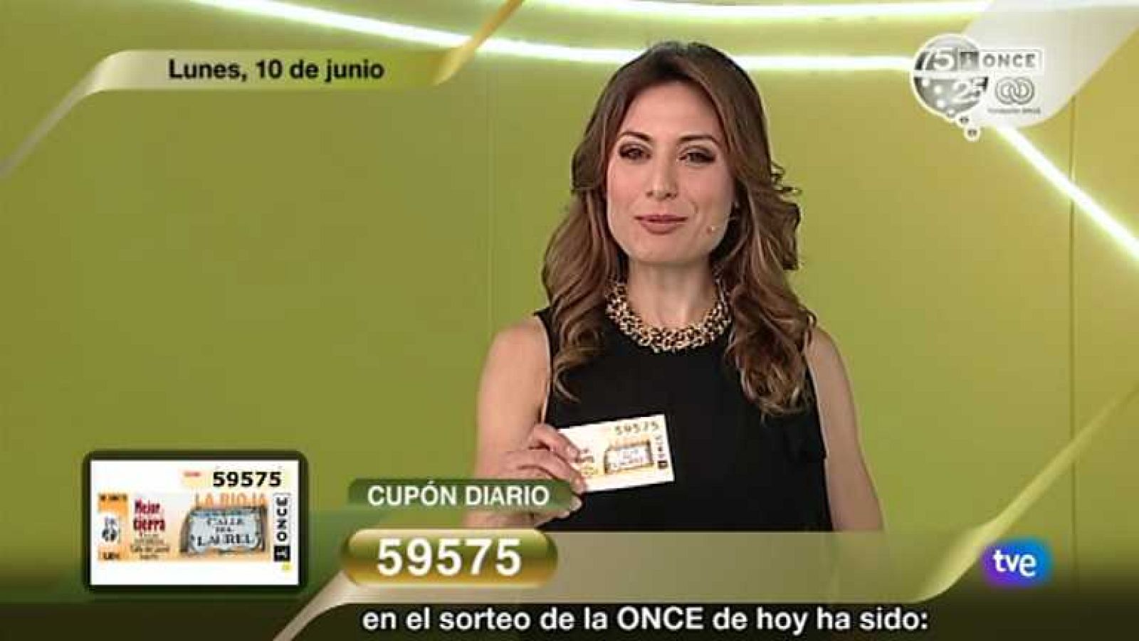 Sorteo ONCE - 10/06/13 - Ver ahora