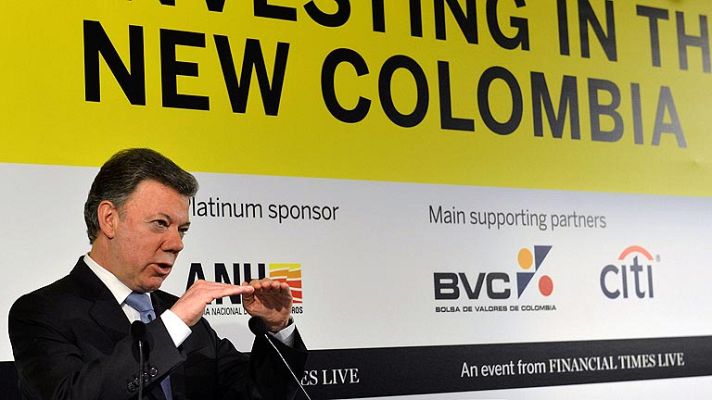 Telediario 1 - Negociaciones Colombia-FARC