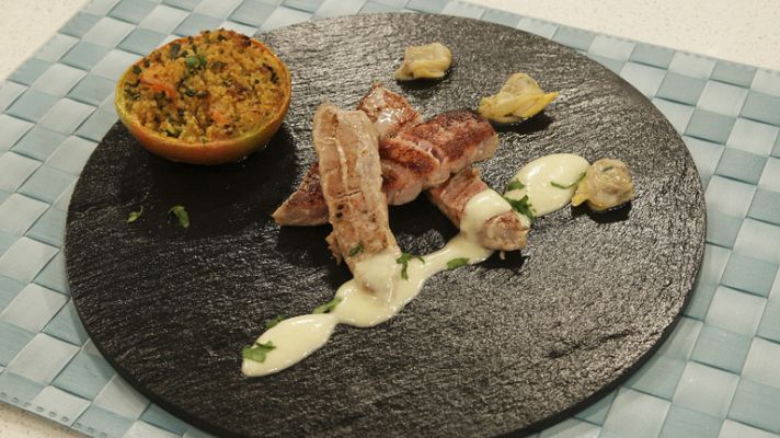 RTVE Cocina - Atún a la plancha con salsa