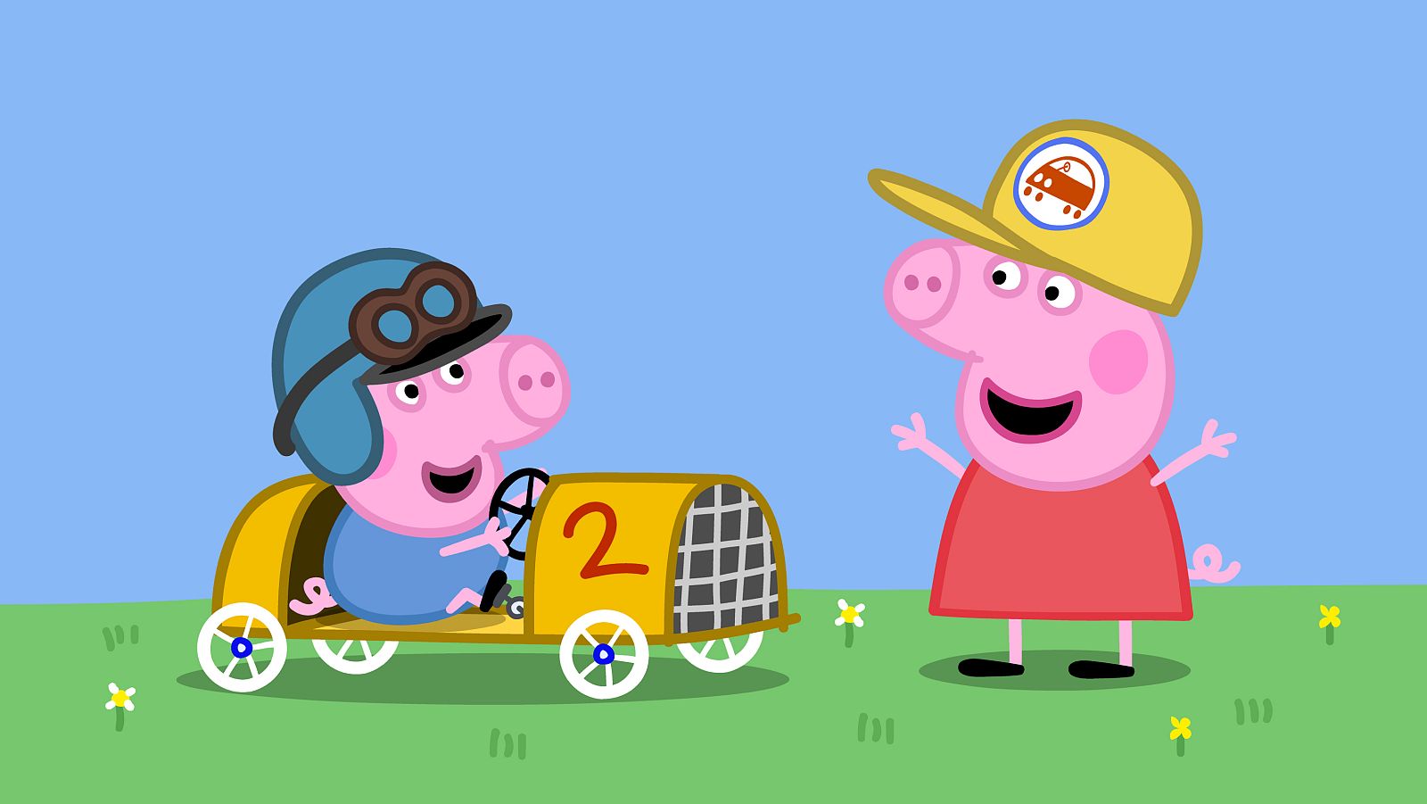 Peppa Pig - El coche de carreras de george - RTVE.es - Peppa Pig | Ver