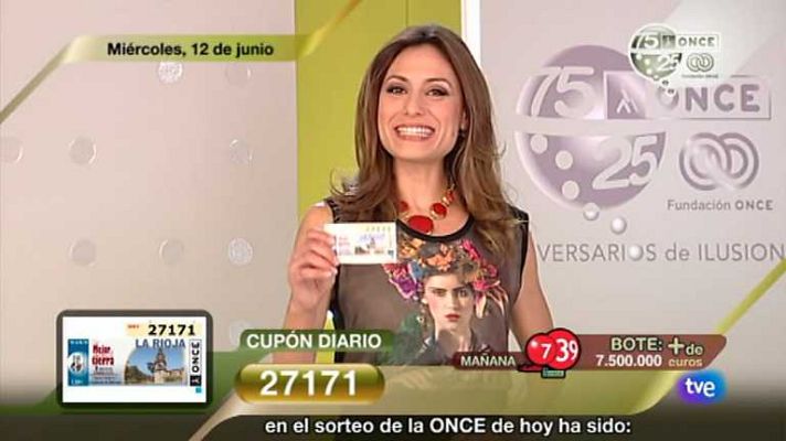 Sorteos ONCE - Sorteo ONCE - 12/06/13