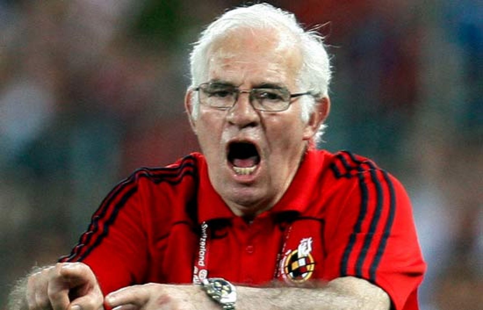 Ésta es la última competición de Luis Aragonés como seleccionador. El técnico abandonará la roja tras la Eurocopa. TVE repasa su trayectoria como entrenador.