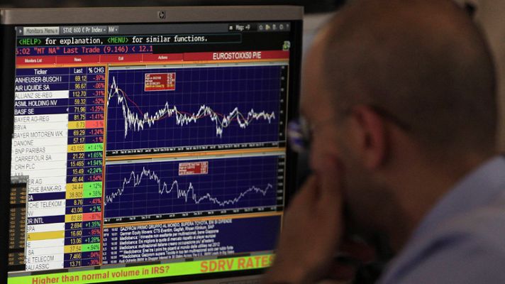 La tarde en 24h - Las Bolsas europeas moderan sus caídas al cierre tras las fuertes pérdidas iniciales