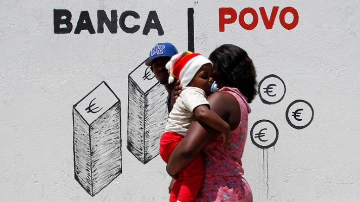 Telediario 1 - Portugal corre el riesgo de no cumplir las metas del rescate, según el último informe del FMI