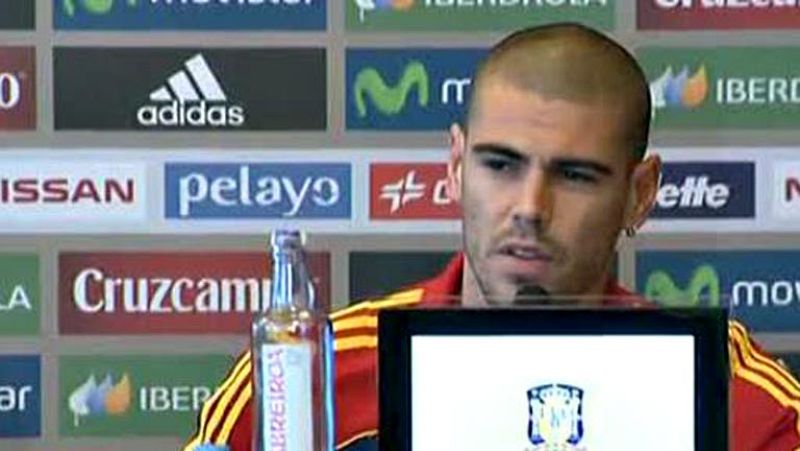 El portero del FC Barcelona y de la selección española ha comparecido junto a Santi Cazorla en rueda de prensa.